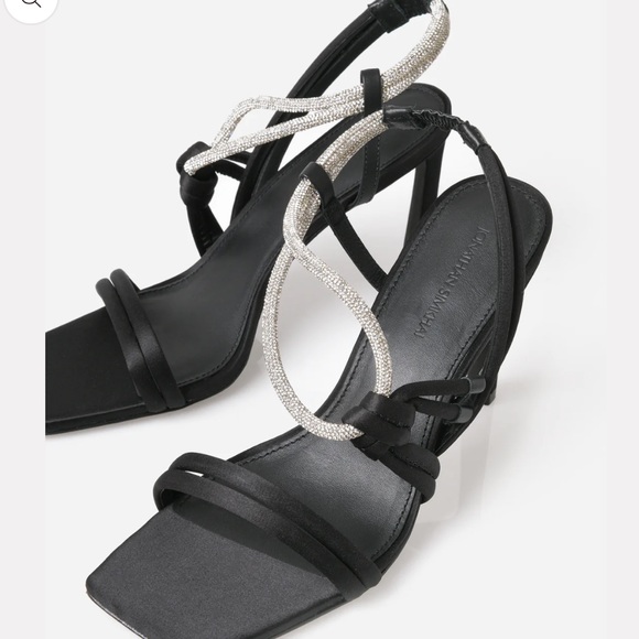 JONATHAN SIMKHAI satin crystal sandals - Picture 5 of 8